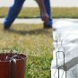 Ashman Galvanized Garden Stakes Landscape Staples and Fence Stake (200 - Heavy D