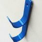 4 PCS Set Wide Pool Pole Hangers Heavy Duty Blue Aluminium Holder Hooks with Scr