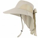 Men/Womens Foldable Flap Cover UPF 50+ UV Protective Wide Brim Bucket Sun Hat