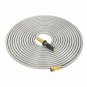 50 FT 304 Stainless Steel Metal Garden Hose with Solid Brass Nozzle (50 FT)