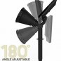 Magictec Solar Spotlights, Warm Light 2-in-1 Adjustable 4 LED Wall/Landscape Sol
