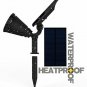 Magictec Solar Spotlights, Warm Light 2-in-1 Adjustable 4 LED Wall/Landscape Sol