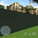 Sunnyglade 6’ x 50’ Privacy Screen Fence Heavy Duty Fencing Mesh Shade Net Cover