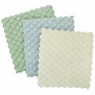 Envision Home Kitchen Dish Cleaning Cloths, 3 Pack, Sage, Blue, Cream