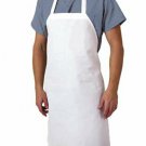 Aunt Martha's 28-Inch by 35-Inch Cotton Kitchen Apron, White