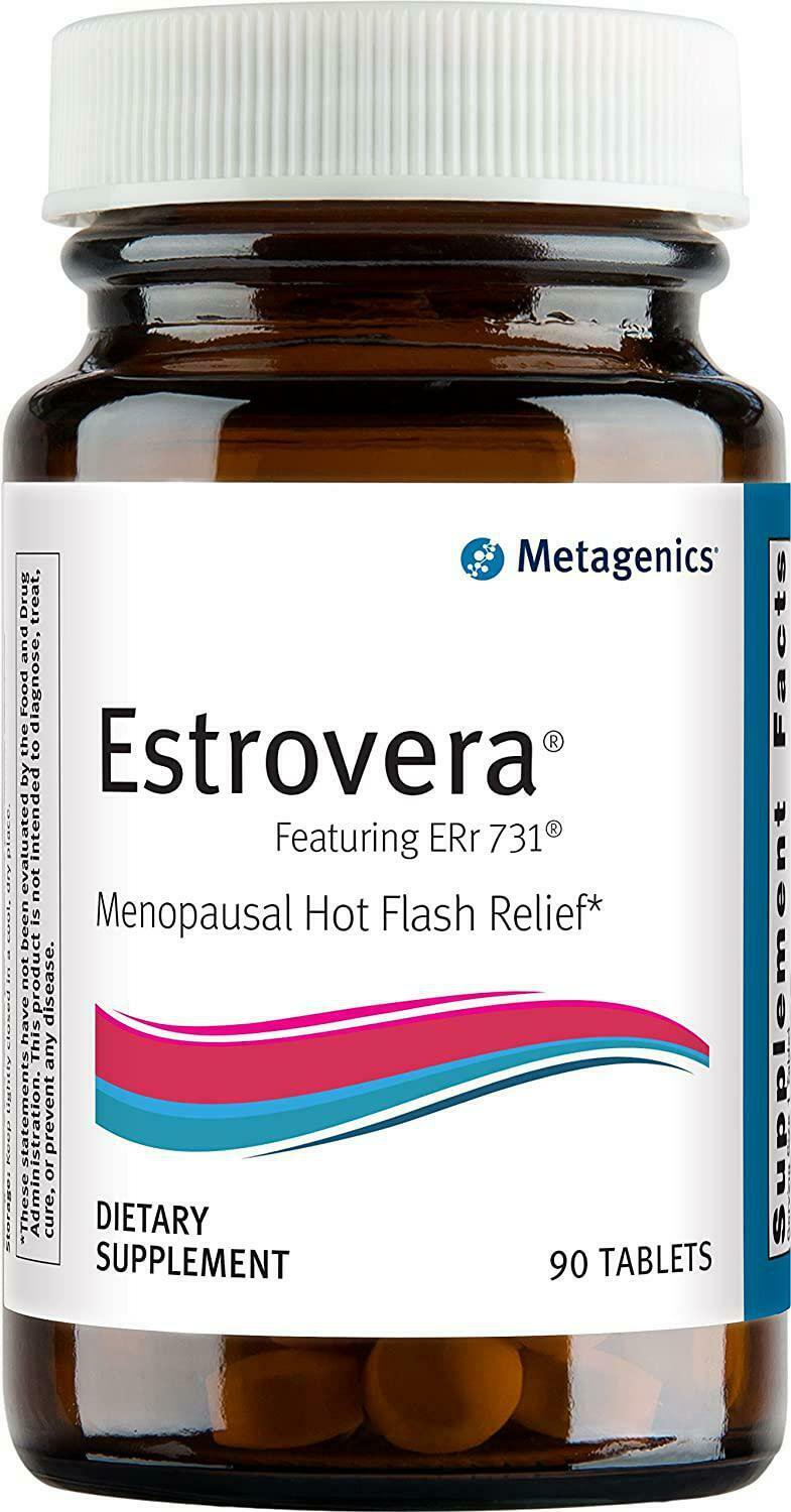 Metagenics Estrovera Tablets Menopausal Hot Flash Relief Supplement 90