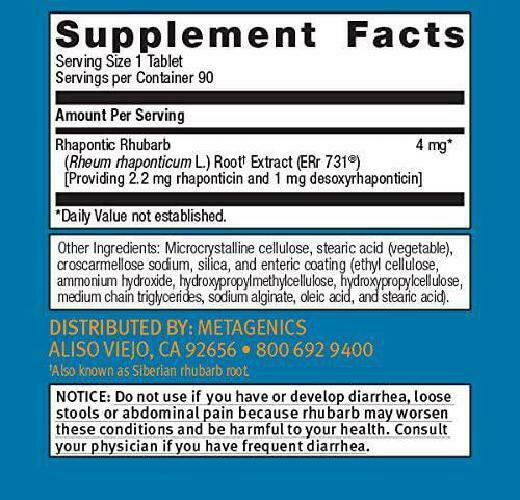 Metagenics Estrovera Tablets Menopausal Hot Flash Relief Supplement 90