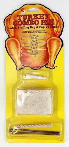 Turkey Combo Pack Lacer Stufffing Bag Pop Up Timer New Kitchen Gadget