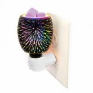 3D Glass Pluggable Fragrance Warmer Decorative Plug-in Wax Melt Warmer for Warmi