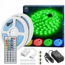 Led Strip Lights Kit 32.8Ft RGB Light Strip Remote12V/3A Adapter, Non-Waterproof