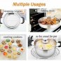 TeamFar Round Cooling Rack - 3 Pack, 7½ & 9 & 10½ Inch, Stainless Steel Round Ba