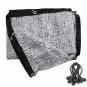 soclerg 70% Aluminet Shade Cloth Fabric with Grommets and Ball Bungee 10 ft x 10