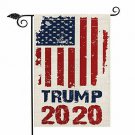 AVOIN 2020 Trump Garden Flag Vertical Double Sided Patriotic Strip and Star, Ame