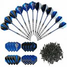 GWHOLE 18g Soft Dart with 16 Dart Flights and 200 Dart Soft Tip Points for Elect