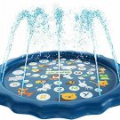 SplashEZ 3-in-1 Sprinkler for Kids, Splash Pad, and Wading Pool for Learning – C