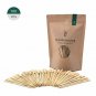 Travel&Cook 7 Inch Natural Bamboo Picks Paddle Skewers for BBQ，Appetiser，Fruit，C