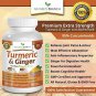 Extra Strength Turmeric Curcumin with Ginger & BioPerine - 1950mg Joint Pain Rel