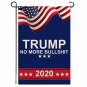 Shmbada American President Donald Trump 2020 No More Bullshit Burlap Garden Flag