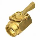 CALMA Brass Shut Off Valve, 3/4" Brass Garden Hose Shut Off Valve Faucet Heavy D