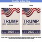 Shmbada Donald Trump Make Keep America Great Again 2020 Burlap Double Sided Gard