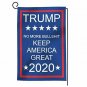 Donald Trump 2020 Make Keep US America Great Cotton and linen Garden Flag, Doubl