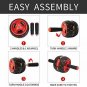 NANYNNU Ab Roller Wheel Abs Workout - Abs Roller Exercise Equipment,Ab Wheel Rol