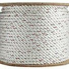 Poly Dacron Rope (1/2 inch) - SGT KNOTS - Twisted 3 Strand Line with Polyolefin