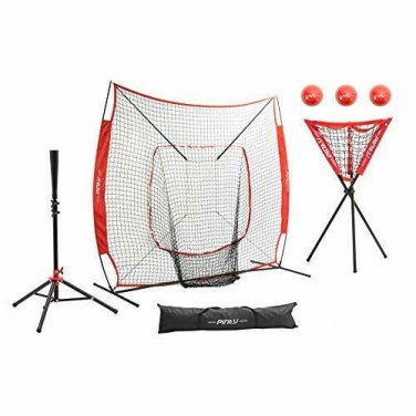 Pinty Baseball and Softball Practice Net 7&Atilde;�7 ft Portable Hitting Batting Trainin
