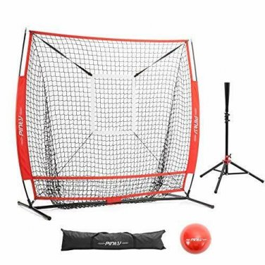 Pinty Baseball and Softball Practice Net 5&Atilde;�5ft Portable Hitting Batting Training