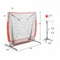Pinty Baseball and Softball Practice Net 5Ã5ft Portable Hitting Batting Training