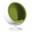 Simple Modern Fashion Style Living Room Ball-Style Fiberglass Chair (Green)