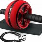 Bssay Ab Roller, Home Abdominal Exercise Equipment Core Workout Machine Wider Ab