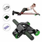 Foldable Ab Roller Wheel Exercise Equipment ,Automatic 4 Wheel Foldable Abs Roll