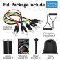 Blitzby 11 Pack Resistance Bands Set, Portable Home Gym Accessories, 5 Stackable