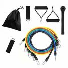 Resistance Bands Set Stackable Exercise Bands with Handles, Legs Ankle Straps, D
