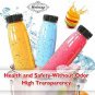 30 Pack Empty PET Plastic Juice Bottles 14 OZ Clear Disposable Bulk Drink Bottle