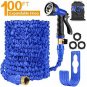 HOMOZE Expandable Garden Water Hose Pipe Expanding Flexible Hose with 8 Function