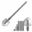 Easyinsmile Foldable Military Shovel multitools with Pick Portable Folding Survi