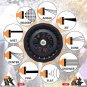 Expandable Garden Hose 50ft Flexible Water Hose Retractable, Upgraded 9 Function