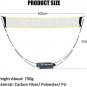 Portable Badminton Net Set with Stand Carry Bag, Folding Volleyball Tennis Badmi