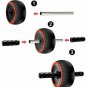 Rootmemory Ab Wheel Roller, Abs Roller Kit with Resistance Bands, Jump Rope, 8-S