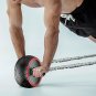Rootmemory Ab Wheel Roller, Abs Roller Kit with Resistance Bands, Jump Rope, 8-S