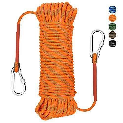 8mm Safety High Strength Tree Climbing Rappelling Ro Details about   Gonex Static Climbing Rope 