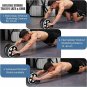 LUYATA Ab Roller Wheel, 10 Pcs Ab Wheel Roller Kit with Resistance Bands, Knee M