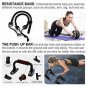 LUYATA Ab Roller Wheel, 10 Pcs Ab Wheel Roller Kit with Resistance Bands, Knee M