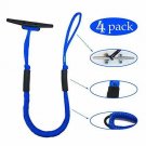 Jranter Pack of 4 Bungee Dock Lines for Boat Shock Absorb Dock Tie Mooring Rope