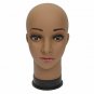 BHD BEAUTY Bald Mannequin Head Brown Female Professional Cosmetology for Wig Mak