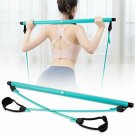 SKY TOP POWER Portable Pilates Bar Kit with Resistance Band Adjustable Exercise