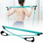 SKY TOP POWER Portable Pilates Bar Kit with Resistance Band Adjustable Exercise