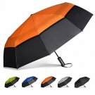Brainstorming Compact Travel Umbrella -Windproof Double Canopy Construction, Aut
